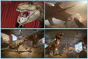 mostra dinosauri animati